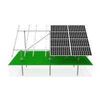 Комплект установки 10-ти солнечных батарей на землю ( 2 ряда ног)